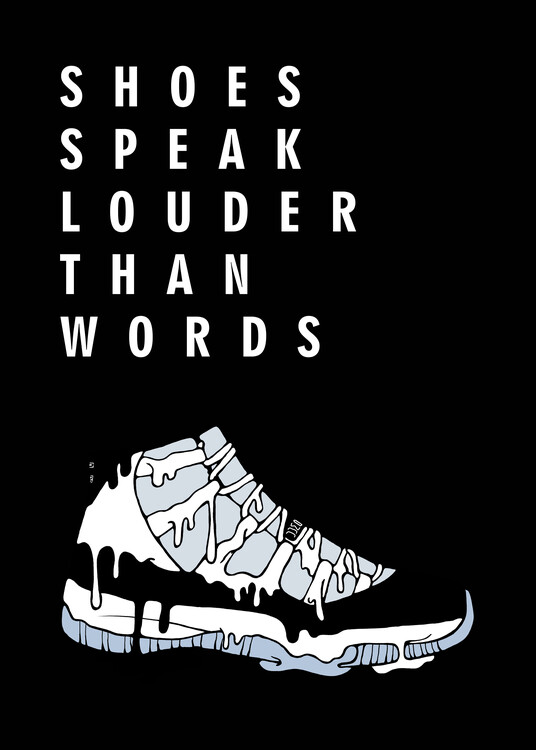 Canvas Print quotes sneaker