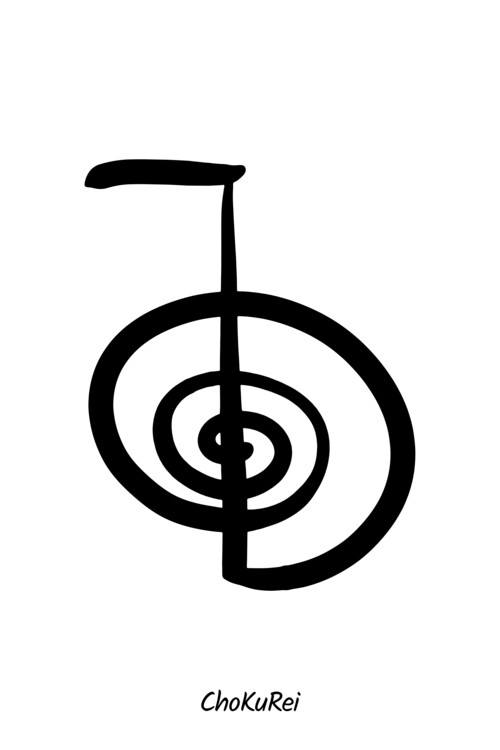 Poster ChoKuRey Reiki Symbol 20x30inches