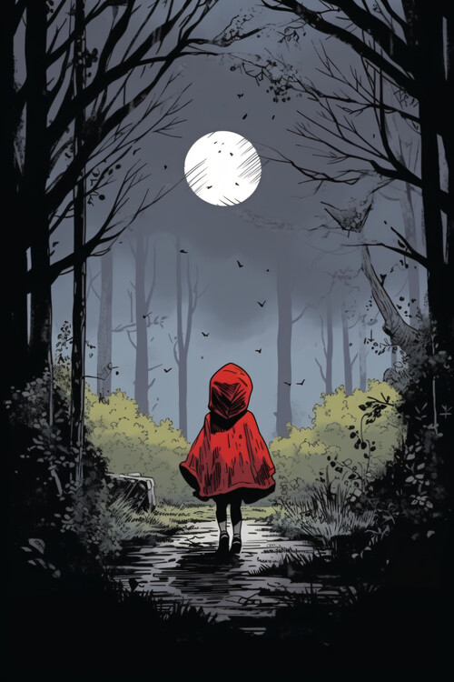Poster The girl in red
