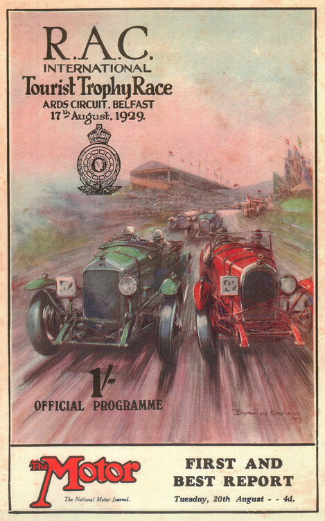 Poster RAC International Tourist Trophy Race 1929