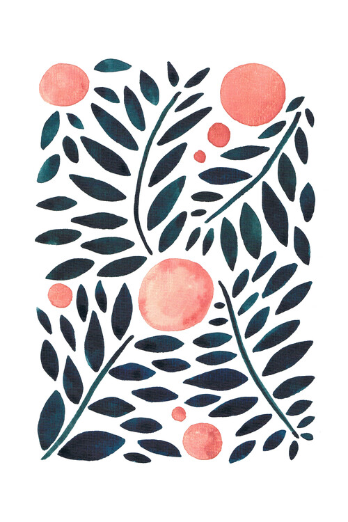 Poster Secret Watercolor Garden