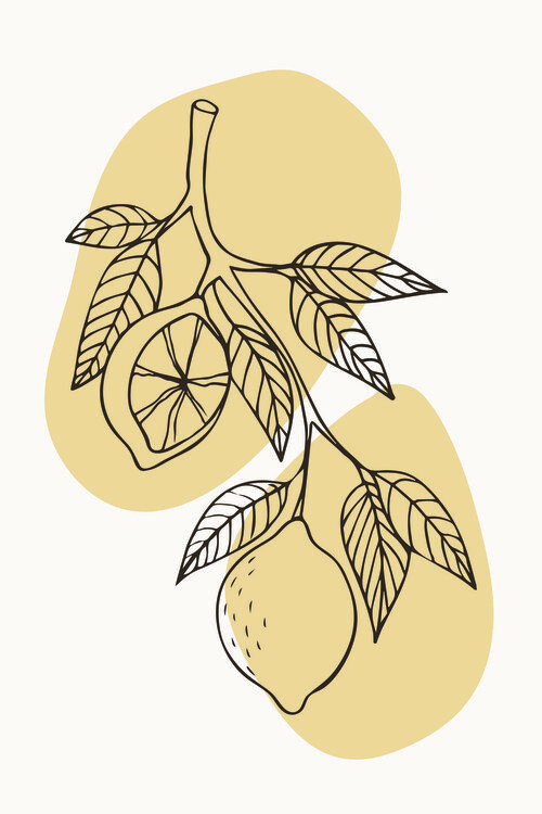 Poster Boho Fruits #2