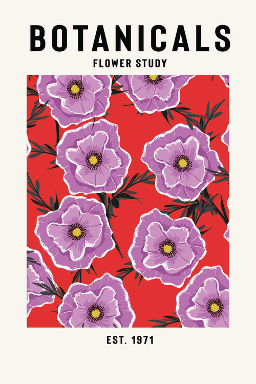 Levně Plakát, Obraz - Botanicals Flower Study, jay stanley, 26.7 × 40 cm