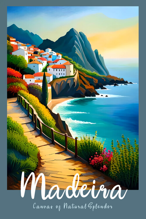 Poster MADEIRA ISLAND | Portugal : Canvas of Natural Splendor