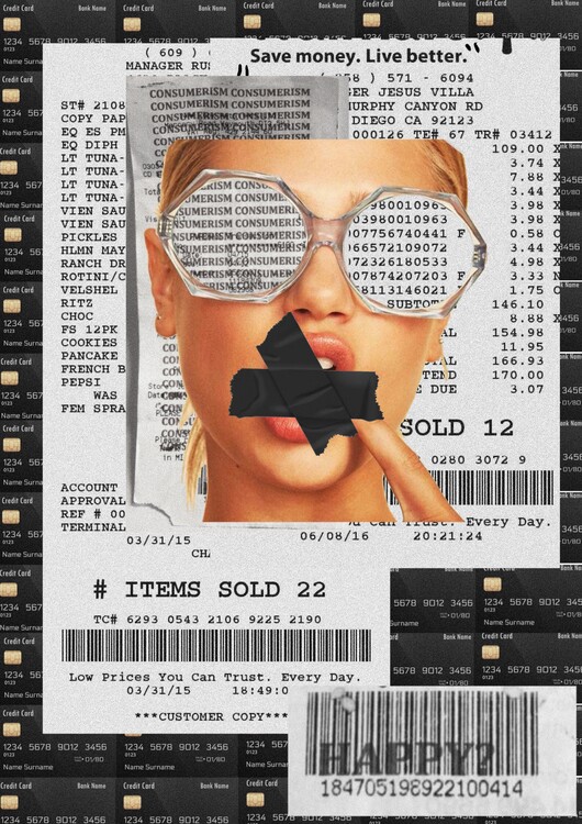 Poster Pop art - consumerism