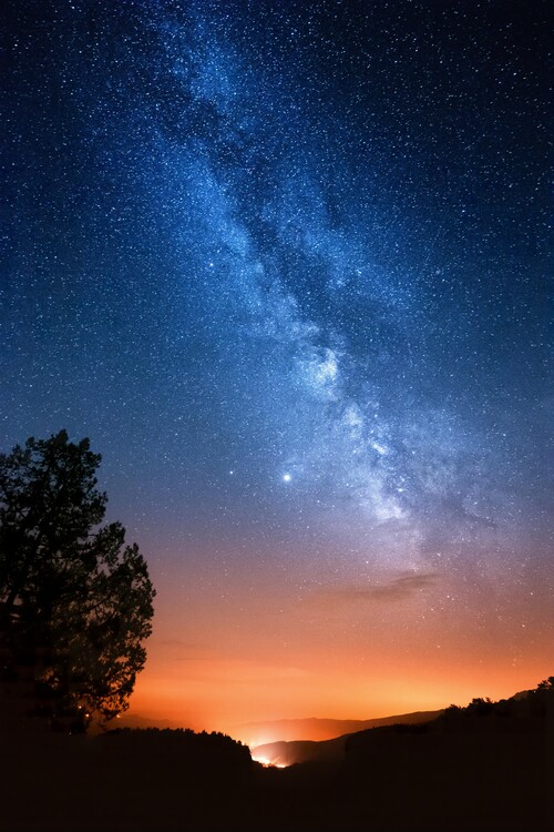 Plakat Shot of the Milky Way Galaxy