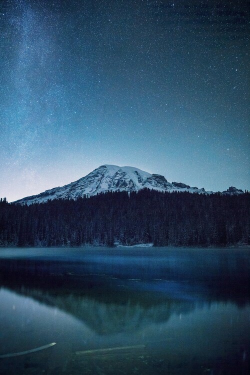 Плакат Night Sky over a Sea