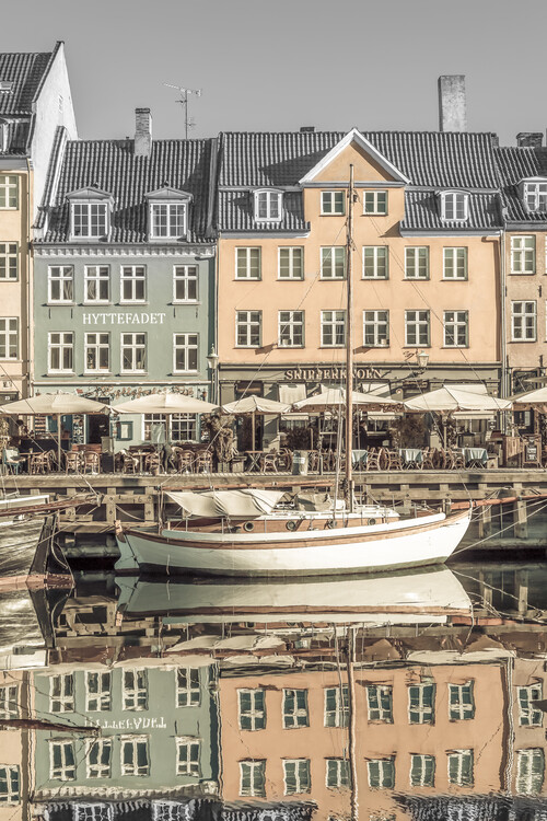 Poster COPENHAGEN VINTAGE Quiet Nyhavn