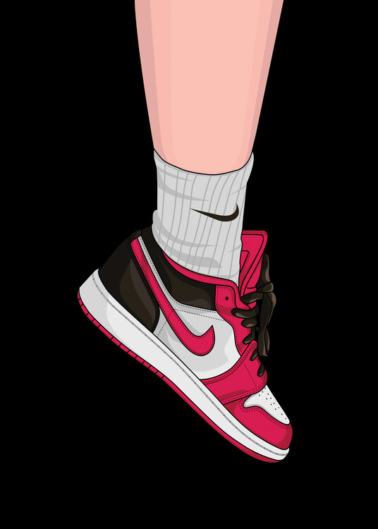 Poster Sneakers head