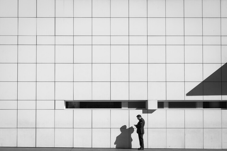 Canvas Print Barcelona un dia d'hivern