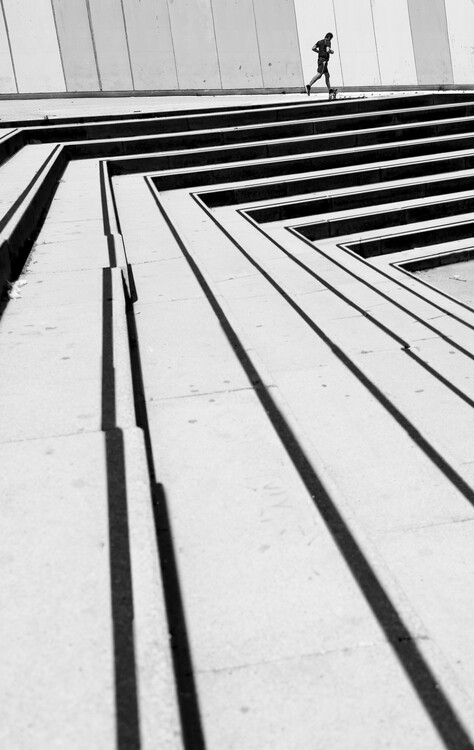 Poster Running along the line