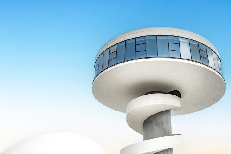 Canvas Print Niemeyer's tree and mountain