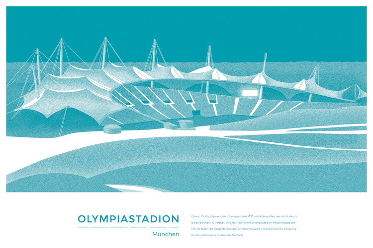 Poster Michael Kunter - Olympiastadion München
