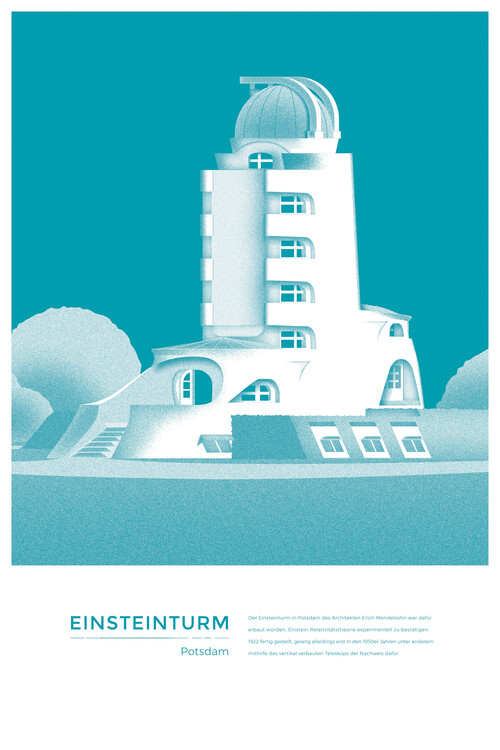 Poster Michael Kunter - Einsteinturm Potsdam
