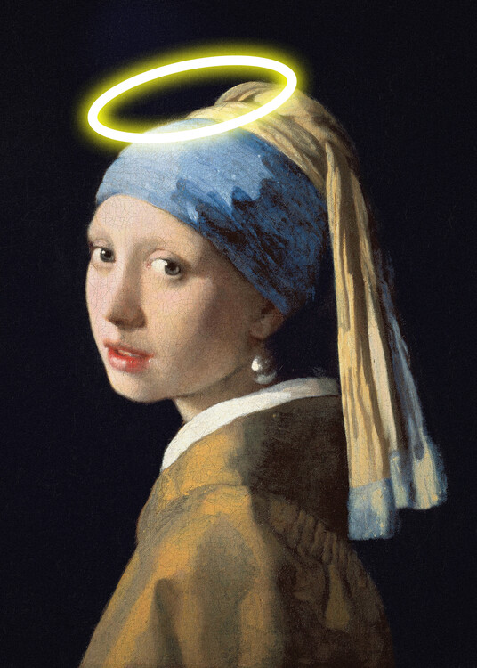 Plagát Girl With A Halo