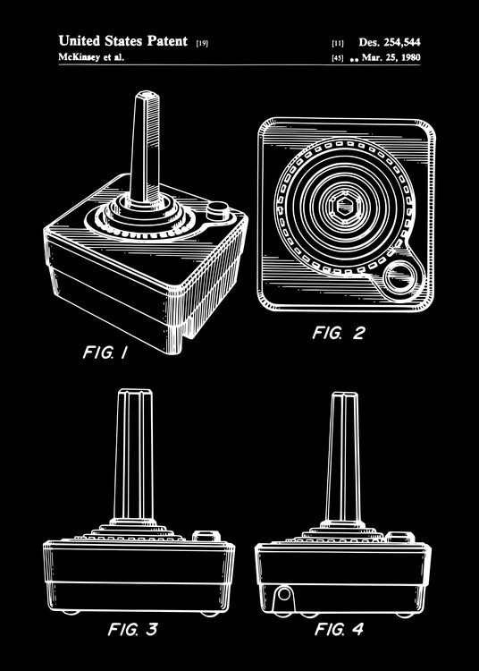 Poster Atari Controller Patent