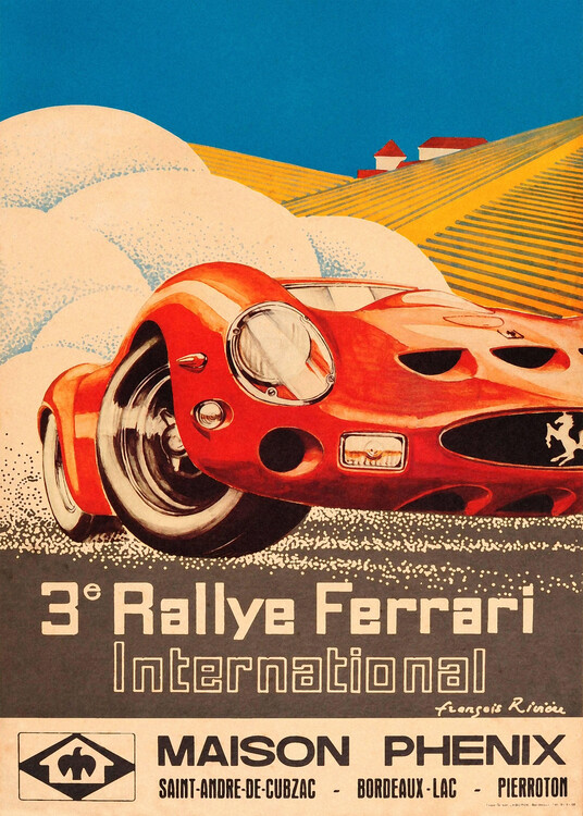 Poster Event Poster for the 3rd International Ferrari Rally