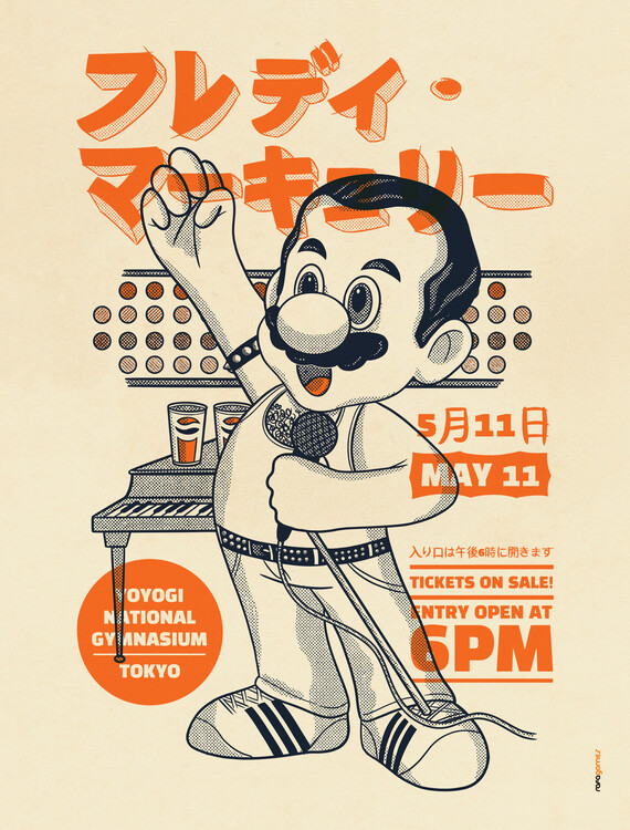 Poster Mario Mercury
