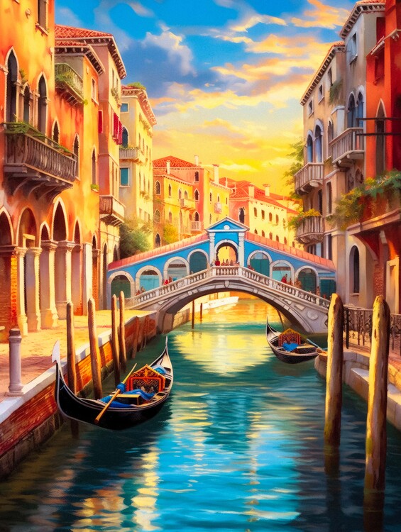Plakat Venice - Vintage Travel Poster