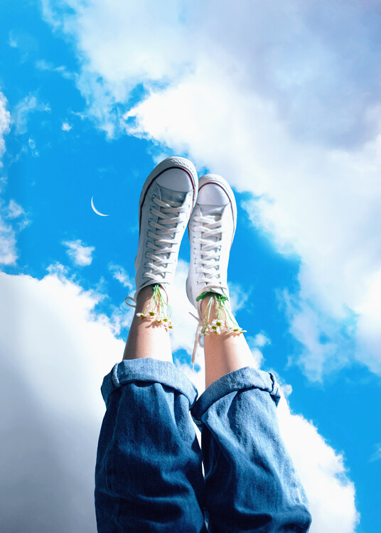 Poster Shoes Ascend the Sky