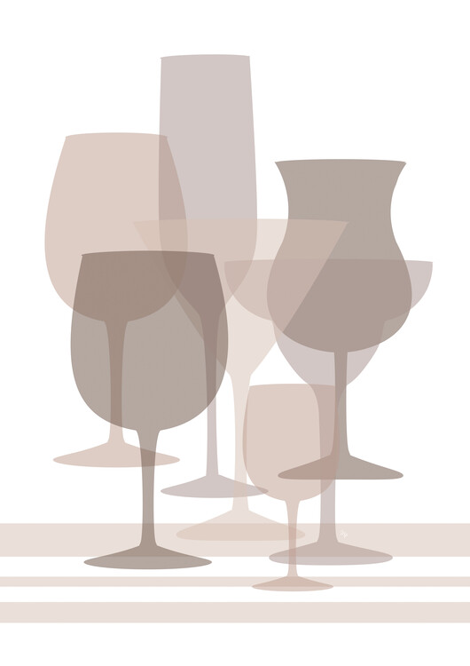 Poster Retro Let's Drink