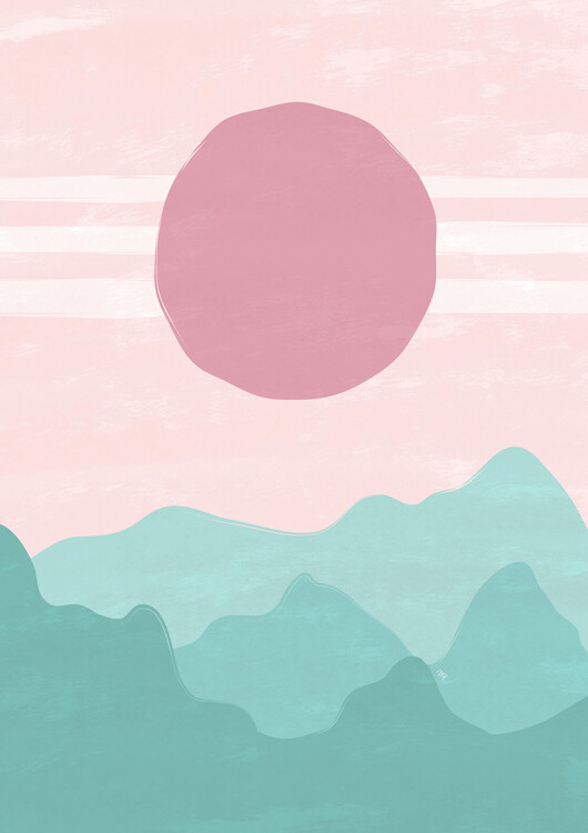 Poster Pink Sunset