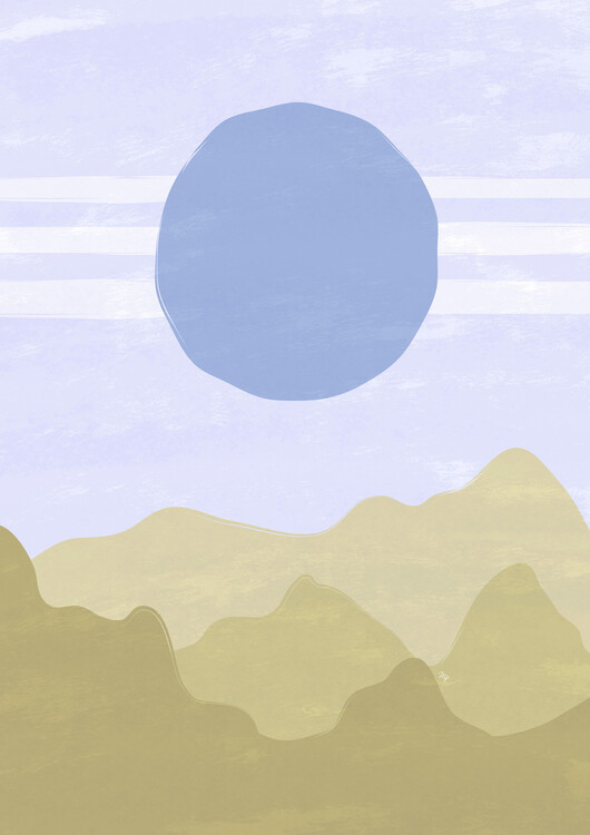 Poster Blue Sunset