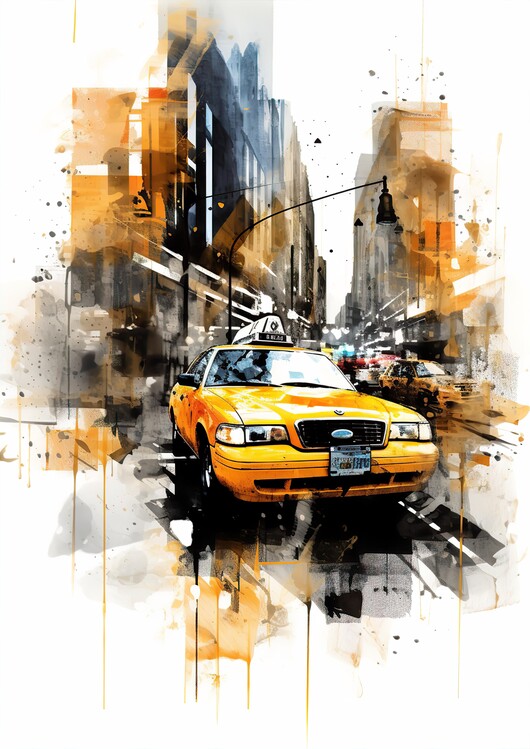 Poster Taxi - New York City