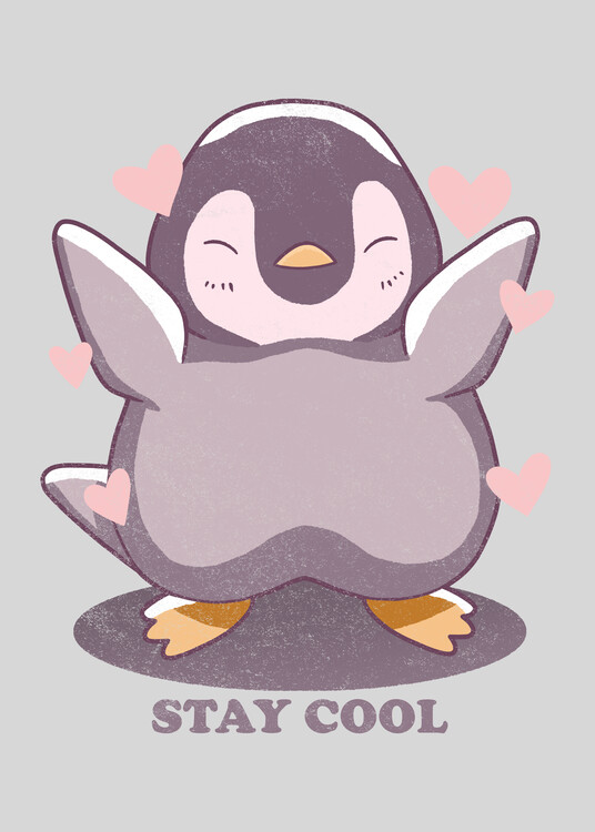 Poster Stay cool penguin