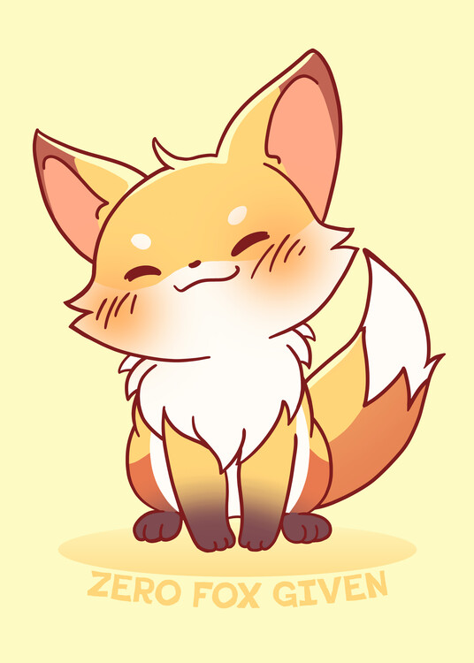 Poster Zero fox given