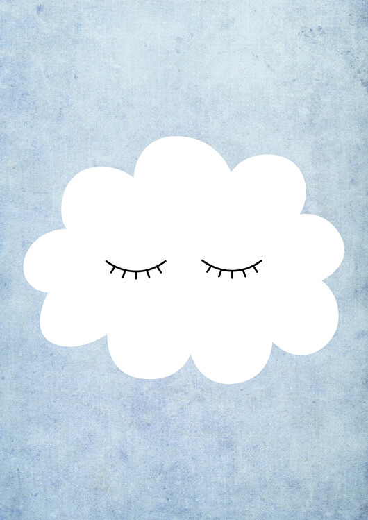 Poster Little cloud vintage
