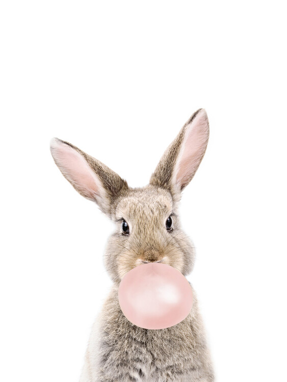 Poster Bubble Gum Bunny