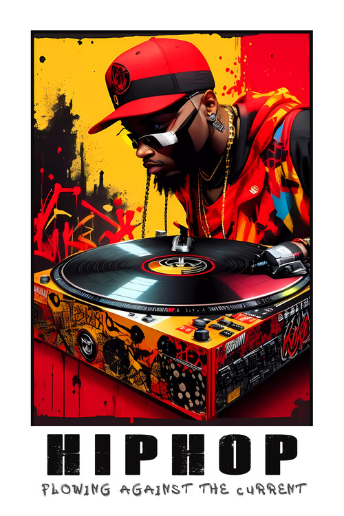 Poster HIP HOP Music | Flowing Against the Current