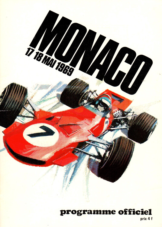 Poster 1969 Monaco grand prix