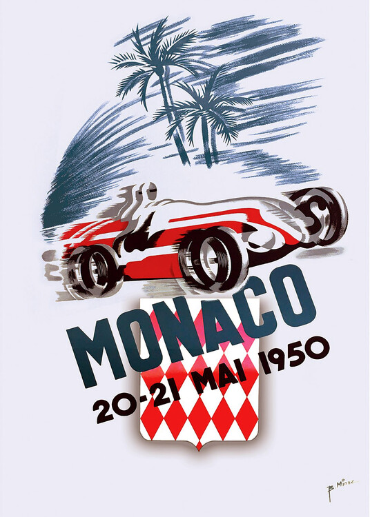 Poster 1950 Monaco Grand Prix