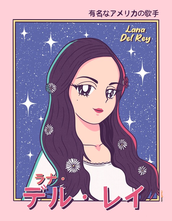 Poster Lana Del Rey Anime