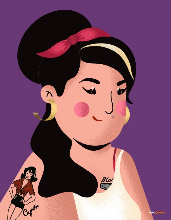 Poster Amy Winehouse Portrait