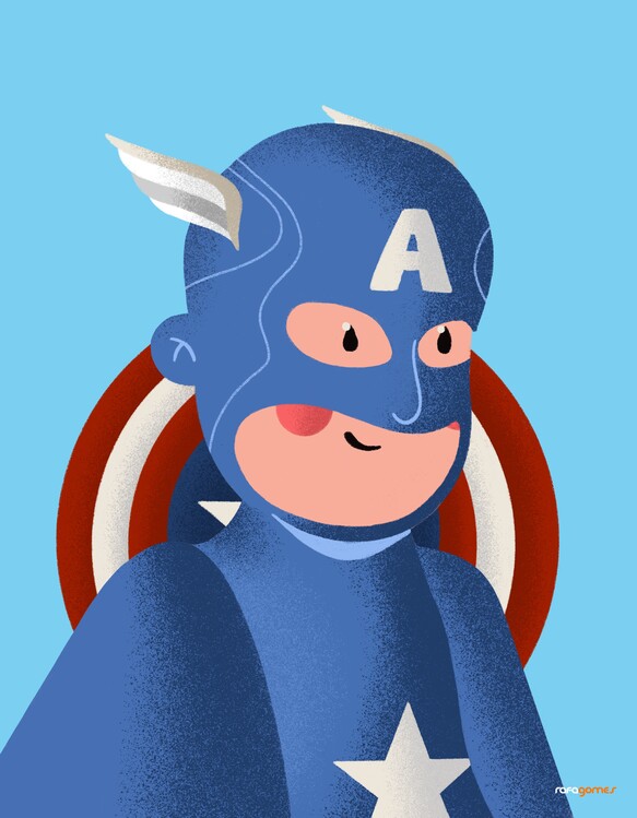 Poster Captain America Portrait