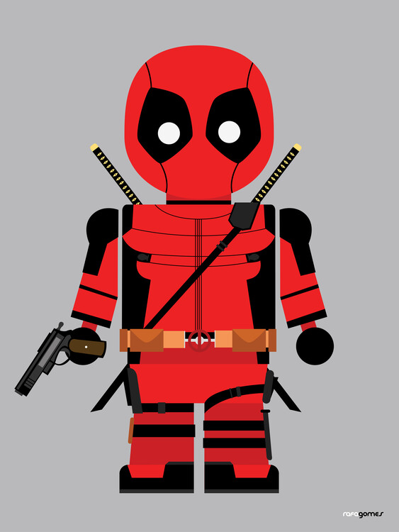 Poster Deadpool Toy