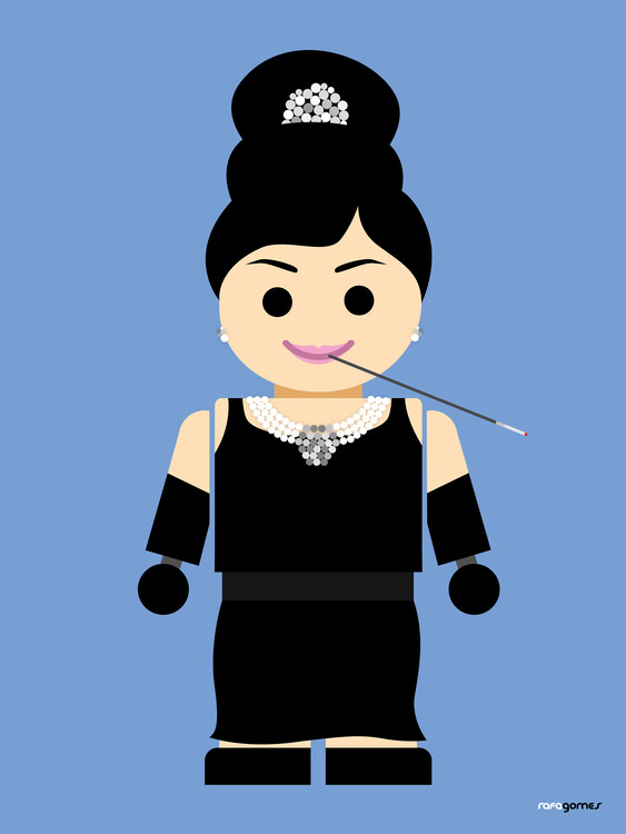 Poster Audrey Hepburn Toy