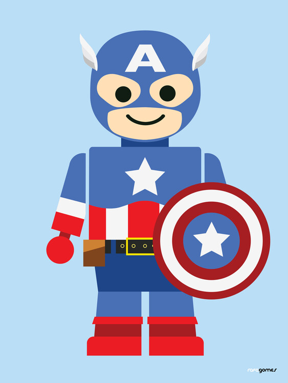 Poster Captain America Toy