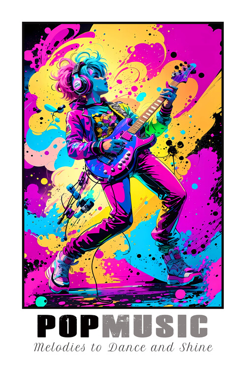 Poster POP MUSIC | 'Melodies to Dance and Shine'