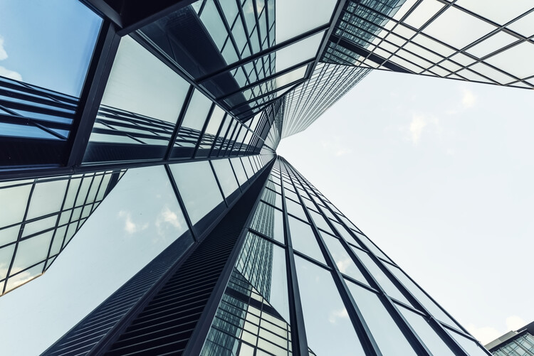 Poster Lines and sky