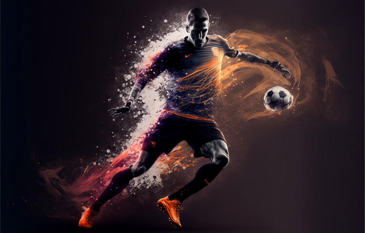Canvas Print Soccer