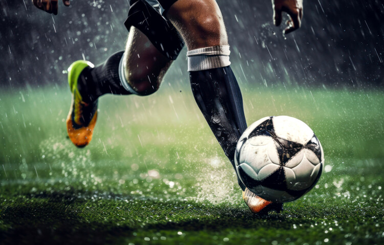 Poster soccer player