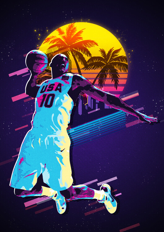 Canvas Print kobe bryant basketball