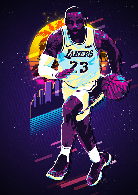 Poster reborn james retro
