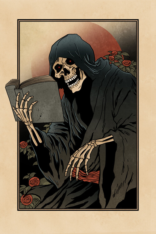 Плакат Read in peace RIP