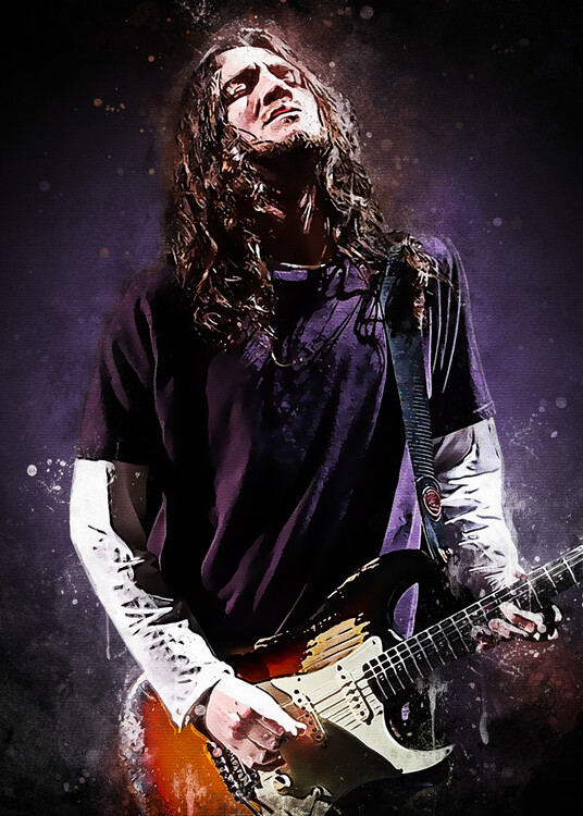 Плакат Expression Playing Guitarist