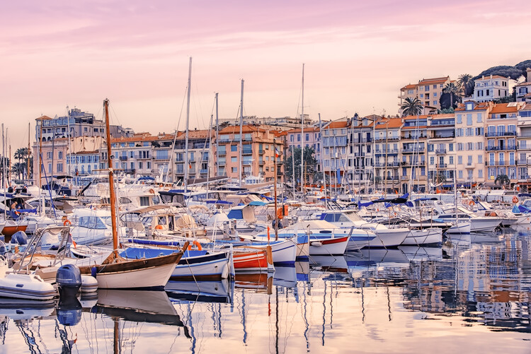 Poster The Old Harbor In Cannes